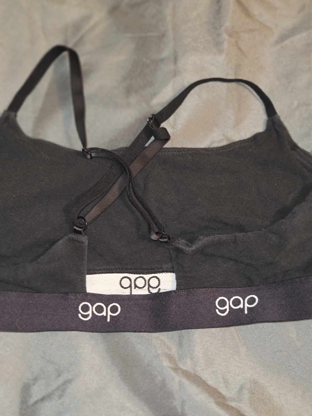 GAP Black Stretch Bralette - Comfortable Everyday Support